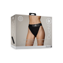 Harnais de culotte vibrant avec dos ouvert - XS/S - Noir