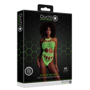 Body avec encolure grecque - Taille unique - Vert néon