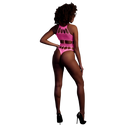 Body avec encolure grecque - Taille unique - Rose néon