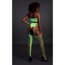 Ensemble Deux Pièces avec Top Court et Bas - Taille Unique - Vert Néon
