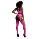 Ensemble Deux Pièces avec Top Court et Bas - Taille Unique - Rose Néon