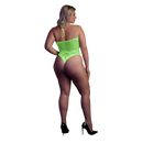 Body avec col halter - Grande taille - Vert néon