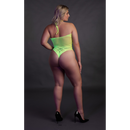 Body avec col halter - Grande taille - Vert néon