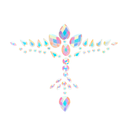 Autocollants de bijouterie corporelle - Poitrine