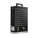 Sangle en Silicone Double Rayée - Ajustable - Noir