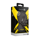 Harnais de tête avec boule de gag solide - Noir