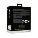 Harnais de tête masqué avec boule en silicone solide - Noir