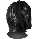 Masque de bondage zippé - Noir