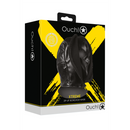 Masque de bondage zippé - Noir