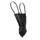 Menotte de bras à manches longues zippée - Noir