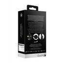 Harnais de tête avec couverture buccale et boule en silicone respirante - Noir