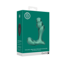 Masseur de Prostate Vibrant Empilé avec Télécommande - Vert Métallique