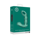 Masseur de Prostate Vibrant à Perles avec Télécommande - Vert Métallique