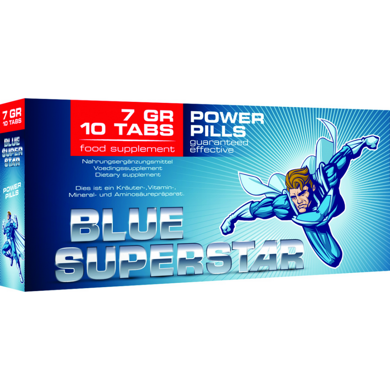 Capsules Stimulantes Blue Superstar