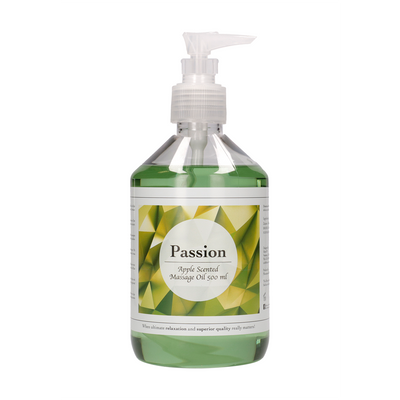 Passion - Huile de massage - Parfum pomme - 17 fl oz / 500 ml