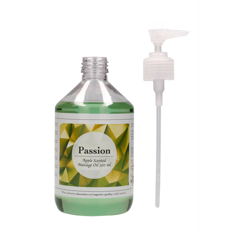 Passion - Huile de massage - Parfum pomme - 17 fl oz / 500 ml