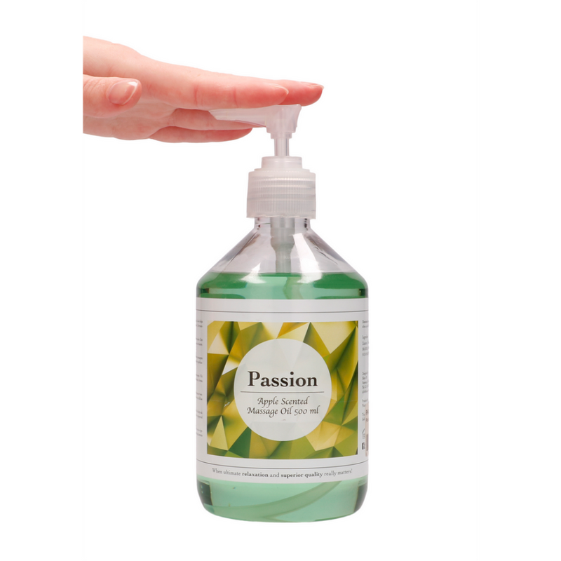 Passion - Huile de massage - Parfum pomme - 17 fl oz / 500 ml