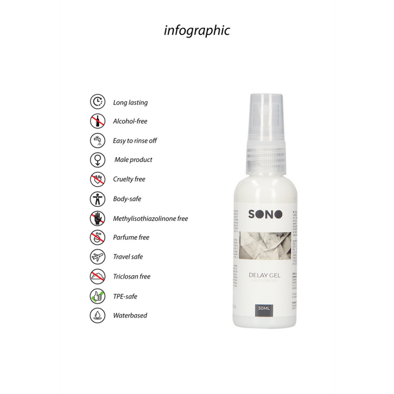 Gel de retard d'orgasme - 1,7 oz / 50 ml