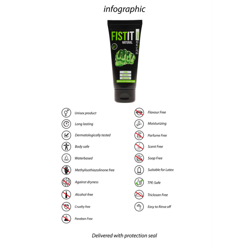 Lubrifiant naturel à base d'eau - 3,4 oz fl / 100 ml