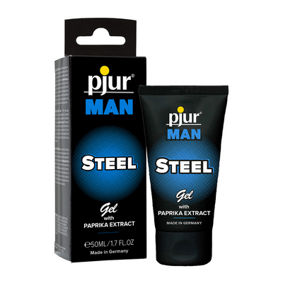 HOMME - Gel en Acier - Lubrifiant et Gel de Massage - 2 fl oz / 50 ml