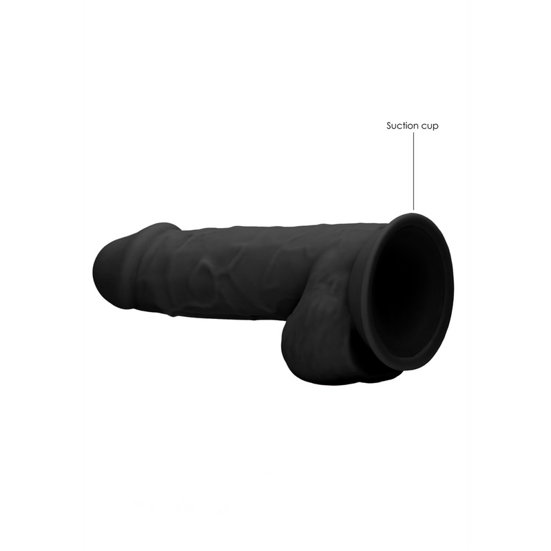 Dildo en silicone avec boules - 9 / 21,6 cm