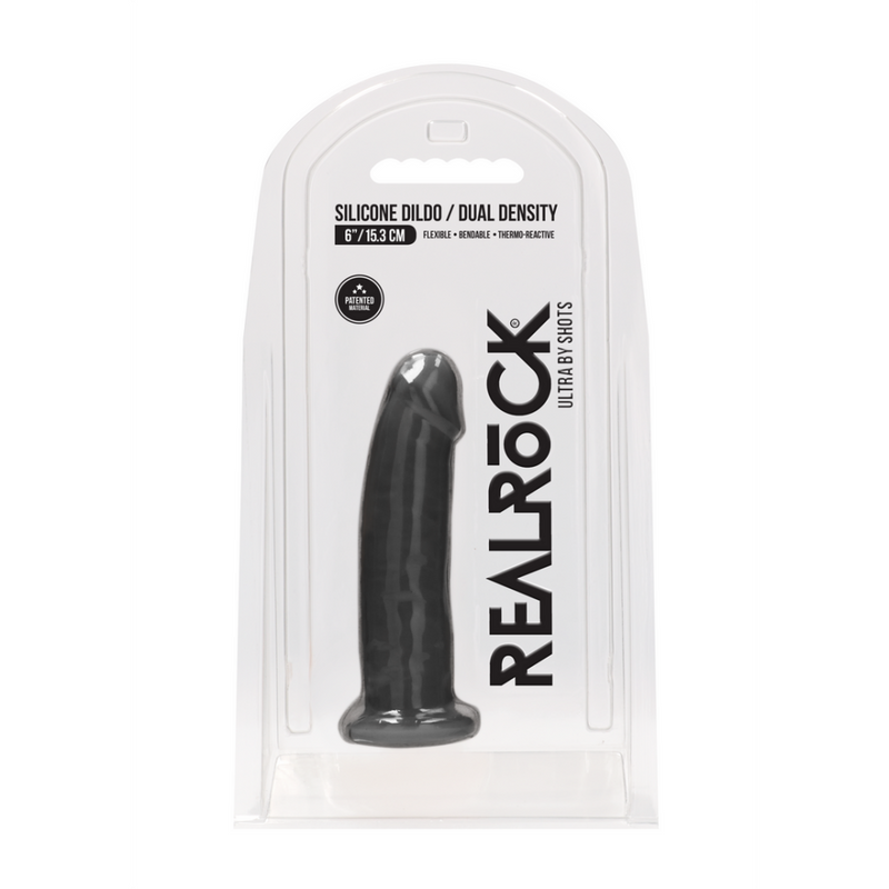 Dildo en silicone sans boules - 6 / 15 cm