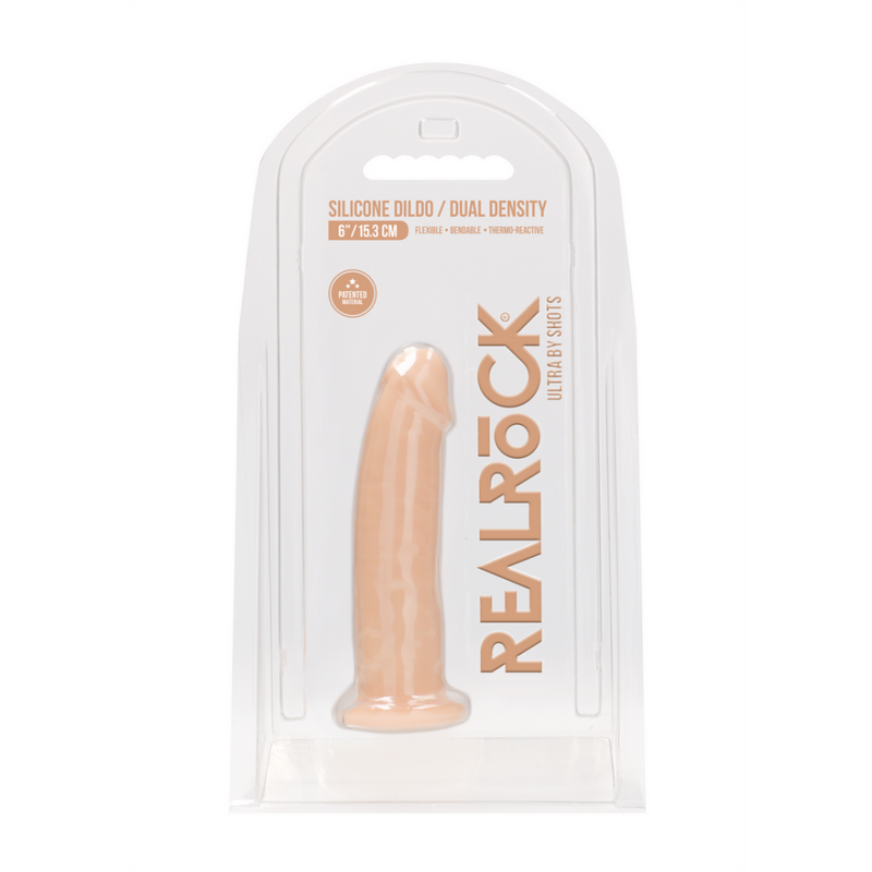 Dildo en silicone sans boules - 6 / 15 cm