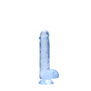 Dildo réaliste avec boules - 6 / 15 cm