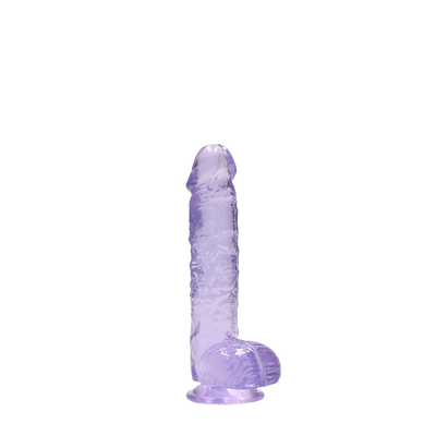 Dildo réaliste avec boules - 6 / 15 cm