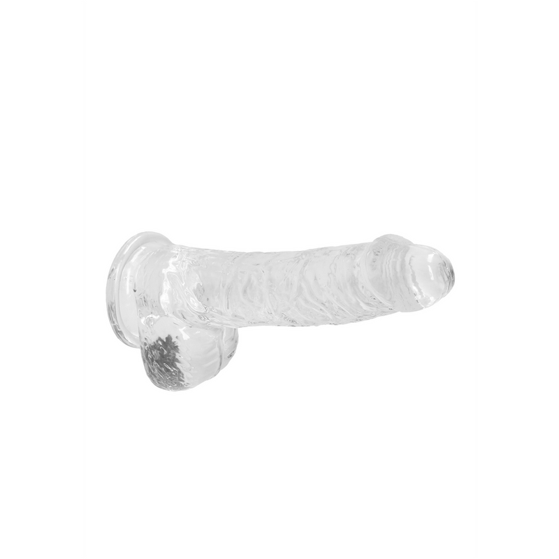 Dildo réaliste avec boules - 6 / 15 cm