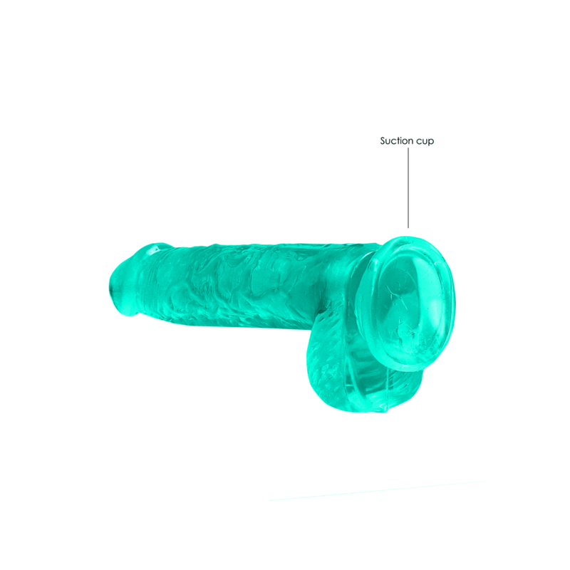 Dildo réaliste avec testicules - 6 / 15 cm