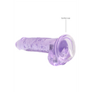 Dildo réaliste avec testicules - 7 / 18 cm