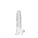 Dildo réaliste avec boules - 7 / 18 cm