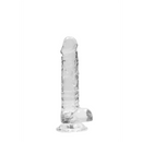 Dildo réaliste avec boules - 7 / 18 cm