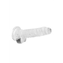 Dildo réaliste avec boules - 7 / 18 cm