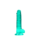 Dildo réaliste avec boules - 7 / 17 cm