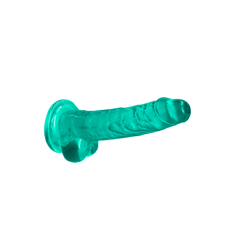 Dildo réaliste avec boules - 7 / 17 cm