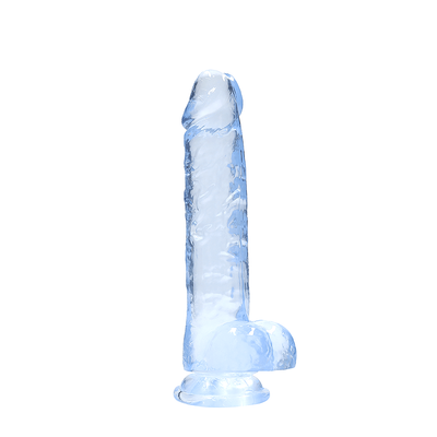 Dildo réaliste avec boules - 8 / 21 cm