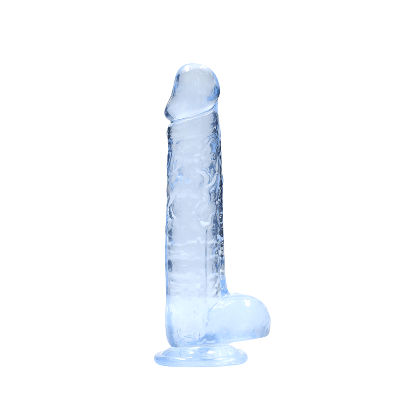 Dildo réaliste avec boules - 8 / 21 cm