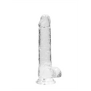 Dildo réaliste avec testicules - 8 / 21 cm