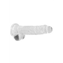 Dildo réaliste avec testicules - 8 / 21 cm