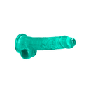 Dildo réaliste avec boules - 8 / 21 cm