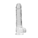 Dildo réaliste avec boules - 9 / 23 cm