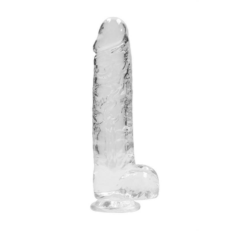 Dildo réaliste avec boules - 9 / 23 cm