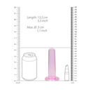 Dildo Non-Réaliste avec Ventouse - 5 / 13,5 cm