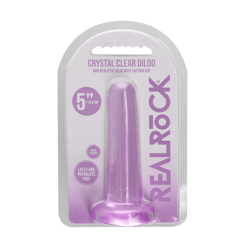 Dildo non réaliste avec ventouse - 5 / 13,5 cm