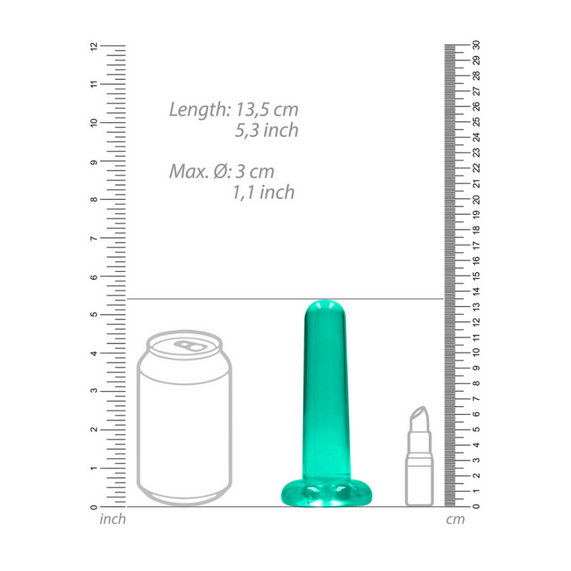 Dildo Non-Réaliste avec Ventouse - 5 / 13,5 cm