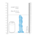 Dildo Non-Réaliste avec Ventouse - 7 / 17 cm