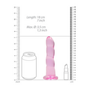 Dildo Non-Réaliste avec Ventouse - 7 / 17 cm