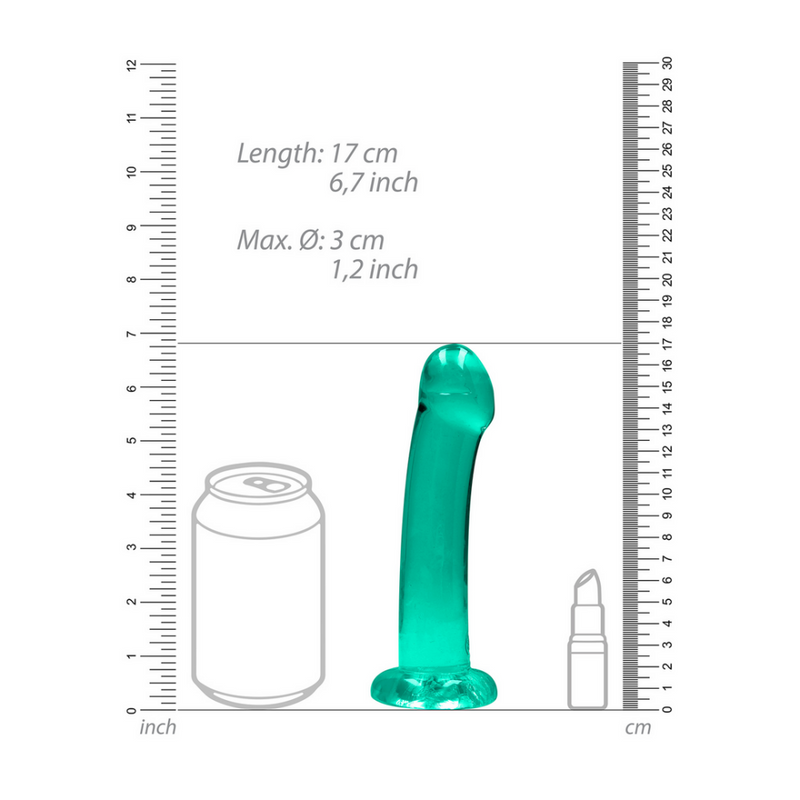 Dildo Non-Réaliste avec Ventouse - 7 / 17 cm